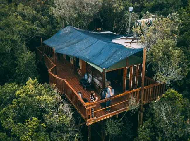 Hébergement insolite escapadenaturelle - cabane dans les arbres